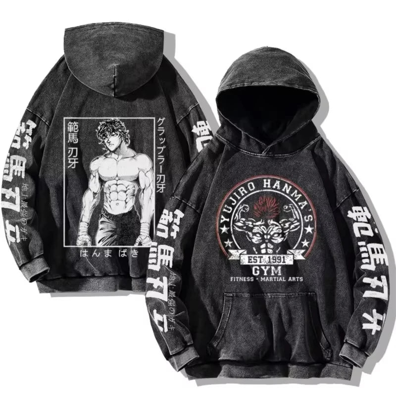 Vintage Baki Hanma Hoodie